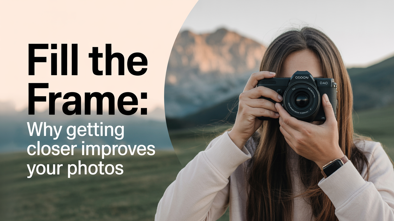 Fill the Frame: Why Getting Closer Improves Your Photos