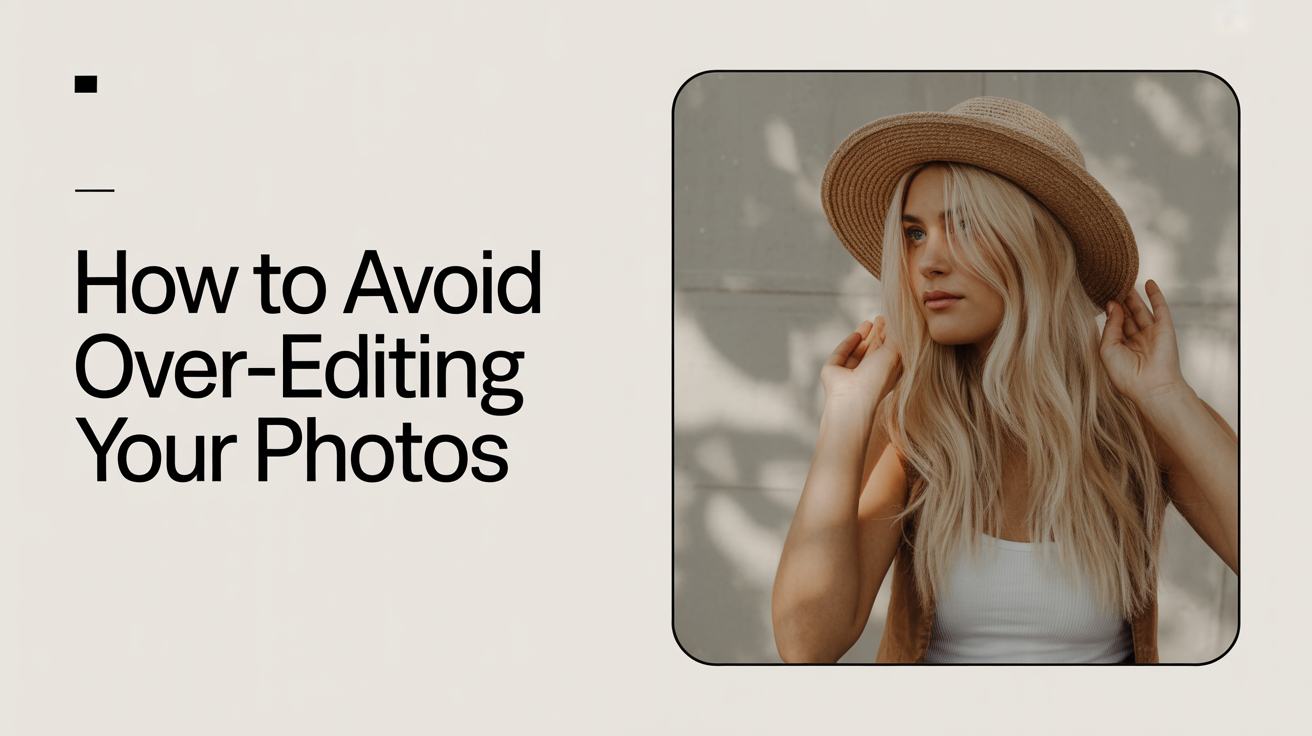 How to Avoid Over-Editing Your Photos