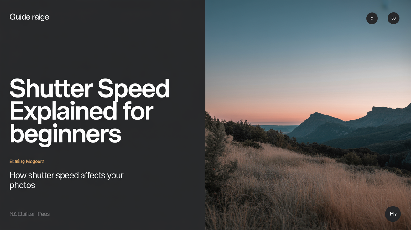 How Shutter Speed Affects Your Photos
